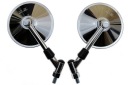 УНИВЕРСАЛЬНЫЕ ХРОМИРОВАННЫЕ КРУГЛЫЕ ЗЕРКАЛА M10 CE E