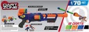 PIOSTOLET NA ŠÍPKY DART ZONE LEGENDFIRE plus ŠÍPKY NERF Materiál plast