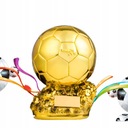Europejska piłka nożna złota piłka trofeum pamiątk 15cm EAN (GTIN) 6955193939993