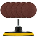 ШЛИФОВАЛЬНЫЙ ДИСК + НАБОР 5 ШЛИФОВАЛЬНОЙ БУМАГИ 150 ММ