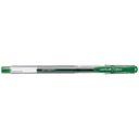 Ручка гелевая UNI UM-100, зеленая