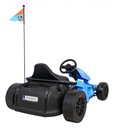 Pojazd Na Akumulator Gokart Speed 7 Drift King do 60kg 2x150W Niebieski Szerokość pojazdu 75 cm