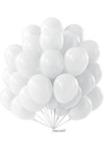 БОЛЬШИЕ БЕЛЫЕ МЕТАЛЛИЧЕСКИЕ ШАРЫ ДЛЯ ПРИЧАЩЕНИЯ, СВАДЬБЫ, ДНЯ РОЖДЕНИЯ, СВАДЬБЫ, 100 ШТ.
