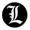 Булавка Death Note L в стиле аниме, узор 1, 58 мм