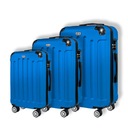 Duża walizka Club_49 Niebieska z ABS-u XL Płeć produkt uniseks