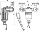 SEPARATOR MAGNETYCZNY FILTR ZANIECZYSZCZEŃ 1&quot; EAN (GTIN) 5901880129261