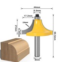 РЕЗКА ДЛЯ ЗАГРУГЛЕНИЯ КРОМКИ Fi 8 мм R15