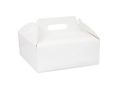 Коробка для торта из белого картона 20х20 25 шт.