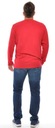 WRANGLER tričko REGULAR red L/S RUGGED T_ 3XL 46 Veľkosť 3XL