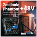 DNA MIX 4U - analógový audio mixážny pult USB MP3 BT Model MIX 4U