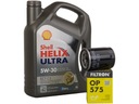 SHELL HELIX ULTRA 5W30 4L+OLEJOVÝ FILTER OP575 Typ syntetický