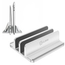 АЛЮМИНИЕВАЯ ВЕРТИКАЛЬНАЯ ПОДСТАВКА ДЛЯ НОУТБУКА ПЛАНШЕТА 4В1