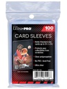 Ultra Pro 100 Card Sleeves - прозрачные мягкие конверты для карт, 100 шт.