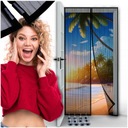 МОСКИТНАЯ СЕТКА ДЛЯ БАЛКОННЫХ ДВЕРЕЙ, МАГНИТНАЯ, С СИЛЬНЫМ МАГНИТОМ, 210x100