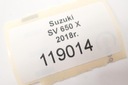 Suzuki SV 650 X 16- Wypełnienie owiewka osłona Dopasowanie do pojazdu produkt dedykowany