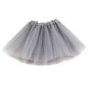 СЕРАЯ ЮБКА-ПАЧКА ИЗ ТЮЛЯ