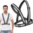 ЖИЛЕТ СО СВЕТООТРАЖАЮЩИМИ РЕМНЯМИ ДЛЯ БЕГОВОГО ВЕЛОСИПЕДА