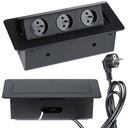 РОЗЕТКА, СКРЫТАЯ В СТОЛЕШНИЦУ, ТРОЙНАЯ РОЗЕТКА