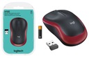 Беспроводная мышь LOGITECH M185 Nano RED