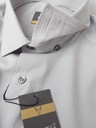 Pánska košeľa Sivá priliehavá Lavier - SLIM FIT Bavlna Veľkosť L Dominujúca farba sivá