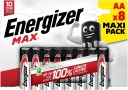 8x батарейка ENERGIZER Max LR6 AA R6 E91 1.5V