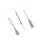 STALEKS Стамеска с накаткой для кутикулы ногтей