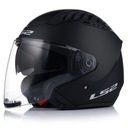 ABIERTO CASCO PARA MOTOCICLETA LS2 OF600 COOPTER II NEGRO MATT 22.06 + TAPAOBJETIVO 