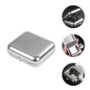 SILVER PRZENOSNA MINI METAL ATTEMPT Z LID DO UZYTKU WEWNATRZ I NA EXTERIOR  photo 11