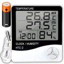 ПОГОДНАЯ СТАНЦИЯ ТЕРМОМЕТР ЭЛЕКТРОННЫЙ ГИГРОМЕТР ЗОНД ИЗМЕРИТЕЛЬ ВЛАЖНОСТИ