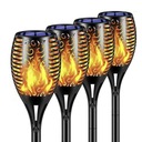 4 СОЛНЕЧНЫЕ ЛАМПЫ СВЕТОДИОДНЫЕ ФАКЕЛЫ С ПОСТ-ЭФФЕКТОМ ПЛАМЯ ФОНАРЬ ОГОНЬ