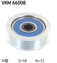 ROLLO TENSOR SKF VKM 66008 