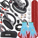 SZLIFIERKA ŻYRAFA GIPSU GŁADZI TYNKÓW PAPIER LED + RĘKAWICE GRATIS