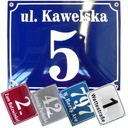 TABLICA ADRESOWA NUMER DOMU TABLICZKA METALOWA NA DOM 20x25 CM EMALIOWANA