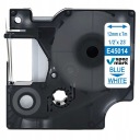 Лента Specmark для DYMO D1 45014 12 мм/7 м белая/голубая