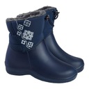 Женские SNOW BOOTS, утепленные сапоги из пенопласта 39 D-335 N BLUE с кулиской