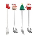 Рождественские ложки, вилки, кондитерские вилки и Т