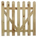 Гладкий штакетник 100х100.