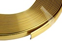 Dekoratívna lišta ozdobná zlatá elastická páska Šírka produktu 0.9 cm
