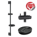 SOTBE РЕГУЛИРУЕМАЯ ДУШЕВАЯ рейка, ЧЕРНЫЙ МАТОВЫЙ