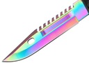 BAGNET NÓŻ WOJSKOWY US ARMY M9 TAKTYCZNY CS:GO Nazwa przedmiotu Nóż wojskowy bagnet M9 Rainbow Fade CS:GO Bayonet