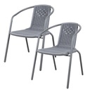Комплект из 2 садовых стульев HAVANA