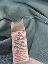 Bonmarche sweter zielony w serek cyrkonie 44 Dekolt serek/dekolt V