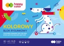 HAPPY COLOR Цветной блокнот для рисования А3, 15 листов