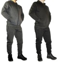 КОМПЛЕКТ МУЖСКОЙ УТЕПЛЕННЫЙ СПОРТИВНЫЙ КОСТЮМ, ЛЕГКИЕ БРЮКИ И ТОЛСТОВКА С КАПЮШОНОМ 4XL