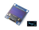 OLED SPI синий 0,96-дюймовый 6-контактный дисплей
