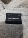 Peak Performance Pánsky vlnený sveter *** XL Dominujúca farba sivá