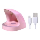 Mini nechtová lampa UV gélová lampa na nechty, USB Mini Nail UV Light LED Therapy Pink Značka bez marki