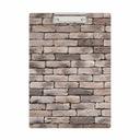 ПАПКА БУФЕР ОБМЕНА А4 С КИРПИЧНОЙ ПРИНТОМ