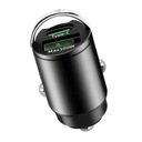 АВТОМОБИЛЬНОЕ ЗАРЯДНОЕ УСТРОЙСТВО МИНИ-МОЩНОЕ БЫСТРОЕ тип-c+макс.100 Вт, ЧЕРНОЕ