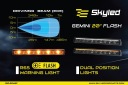 HEADLIGHT DALEKOSIEZNY SKYLED GEMINI 20″ FLASH LED BAR ZE STROBOSKOPEM  photo 13